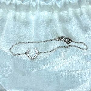 Silver Horseshoe Braclet